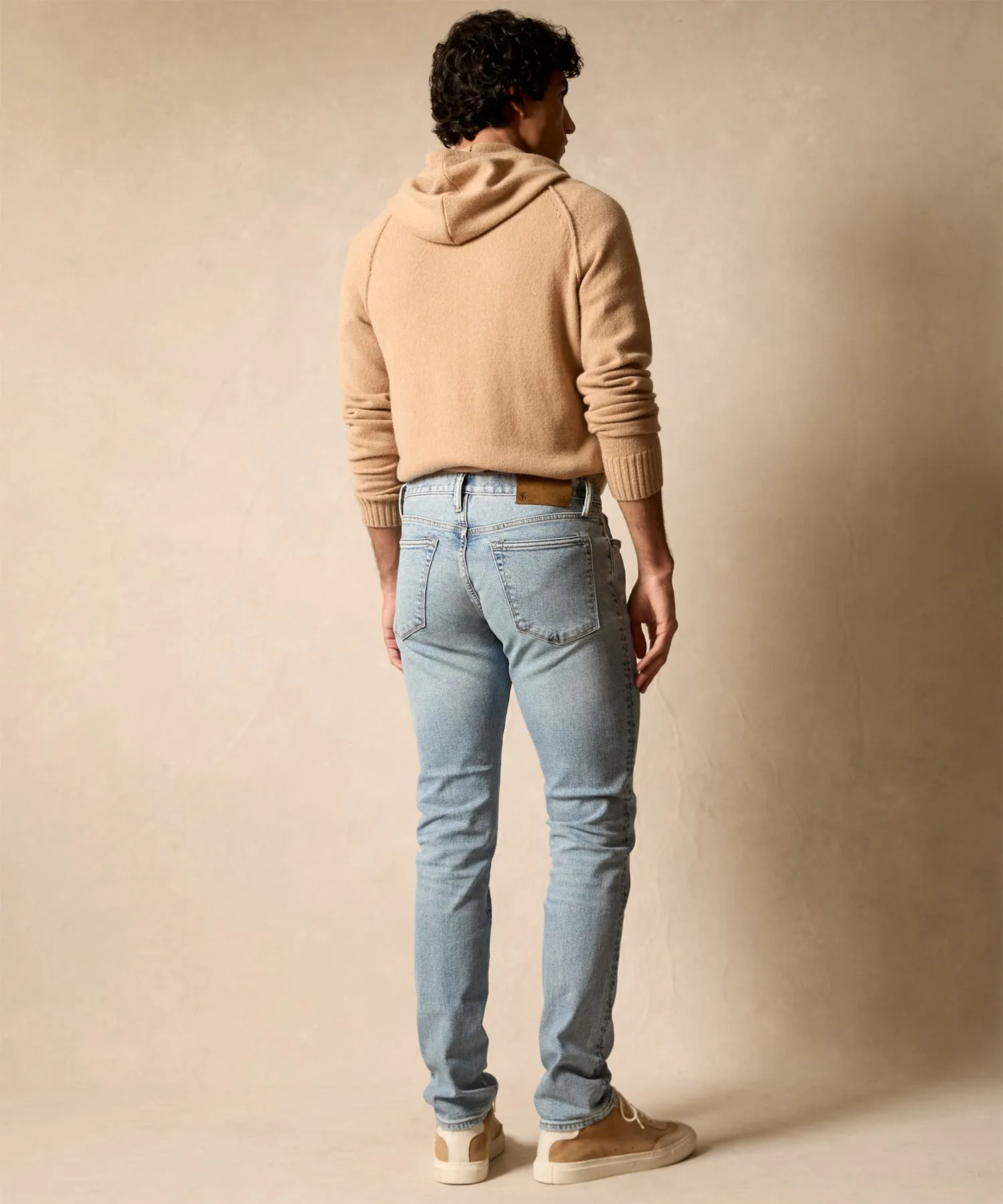 Slim Stretch Jean in Destroyed Wash