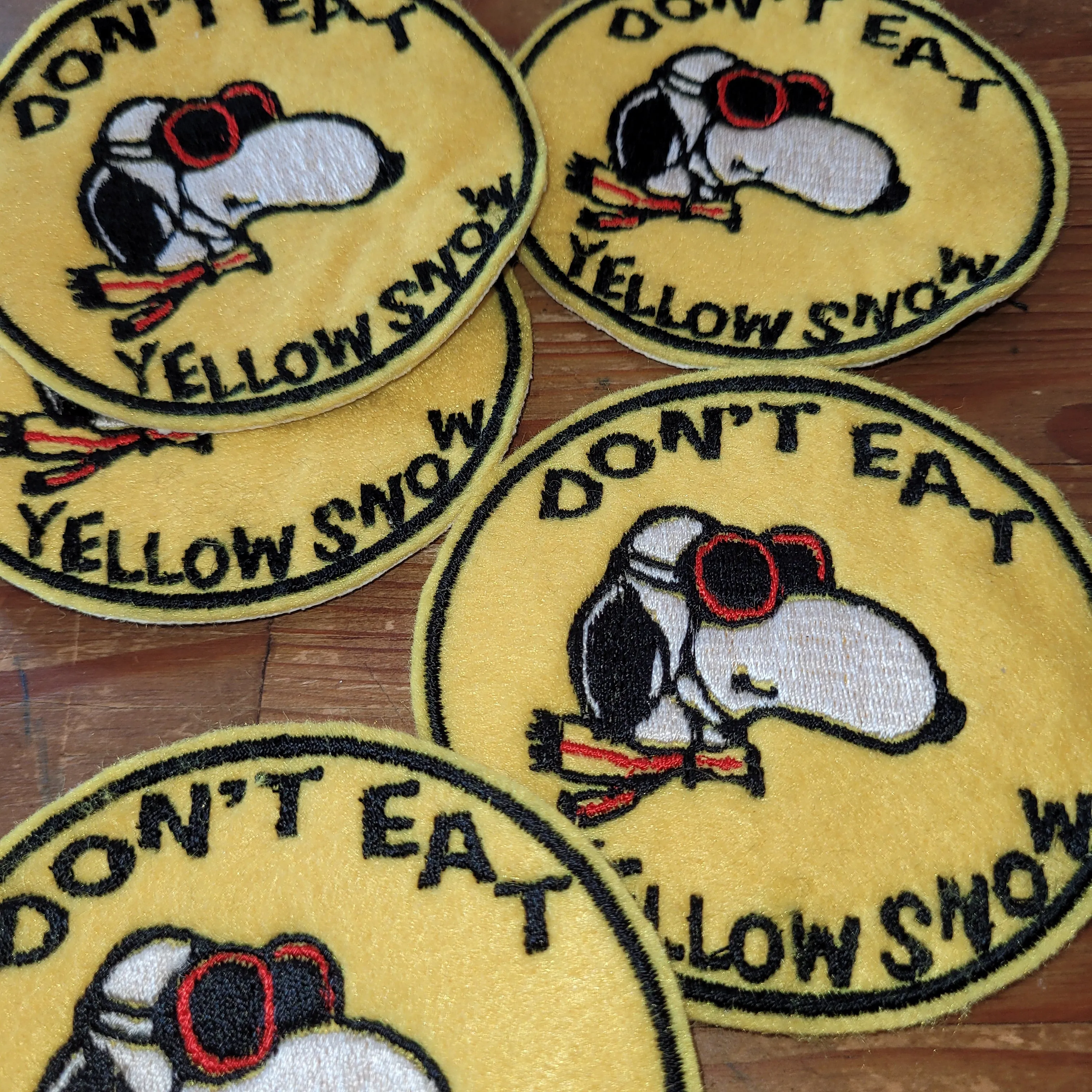 Snoopy "Don't Eat Yellow Snow"