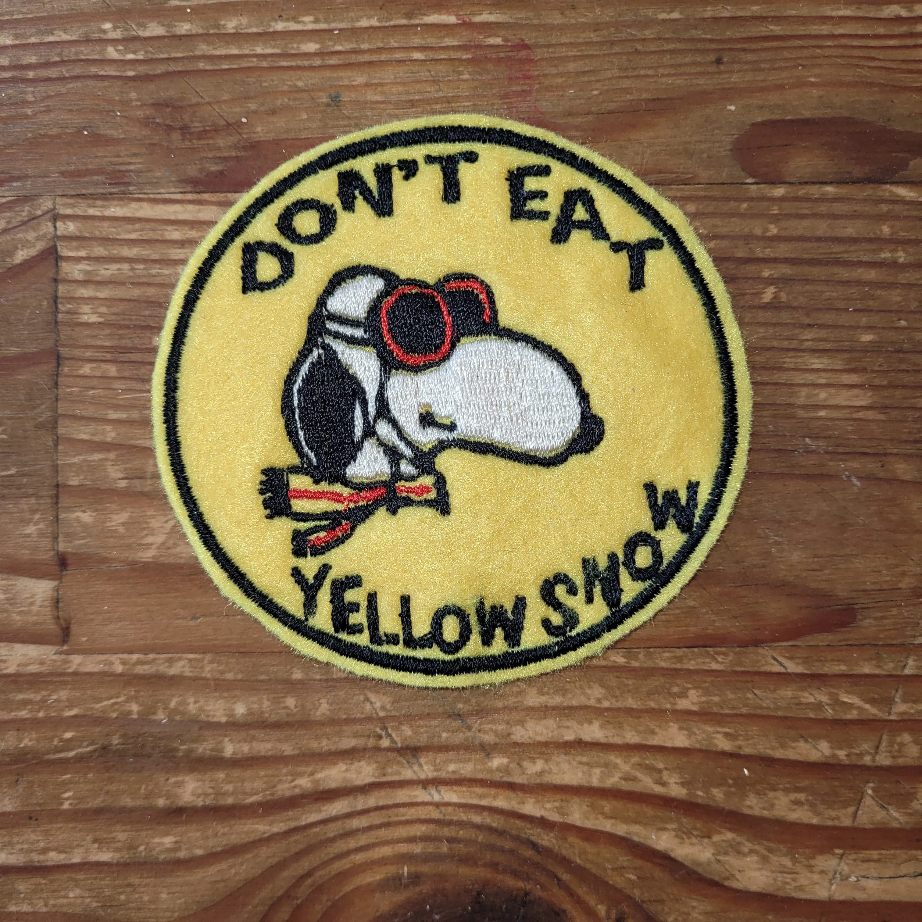 Snoopy "Don't Eat Yellow Snow"