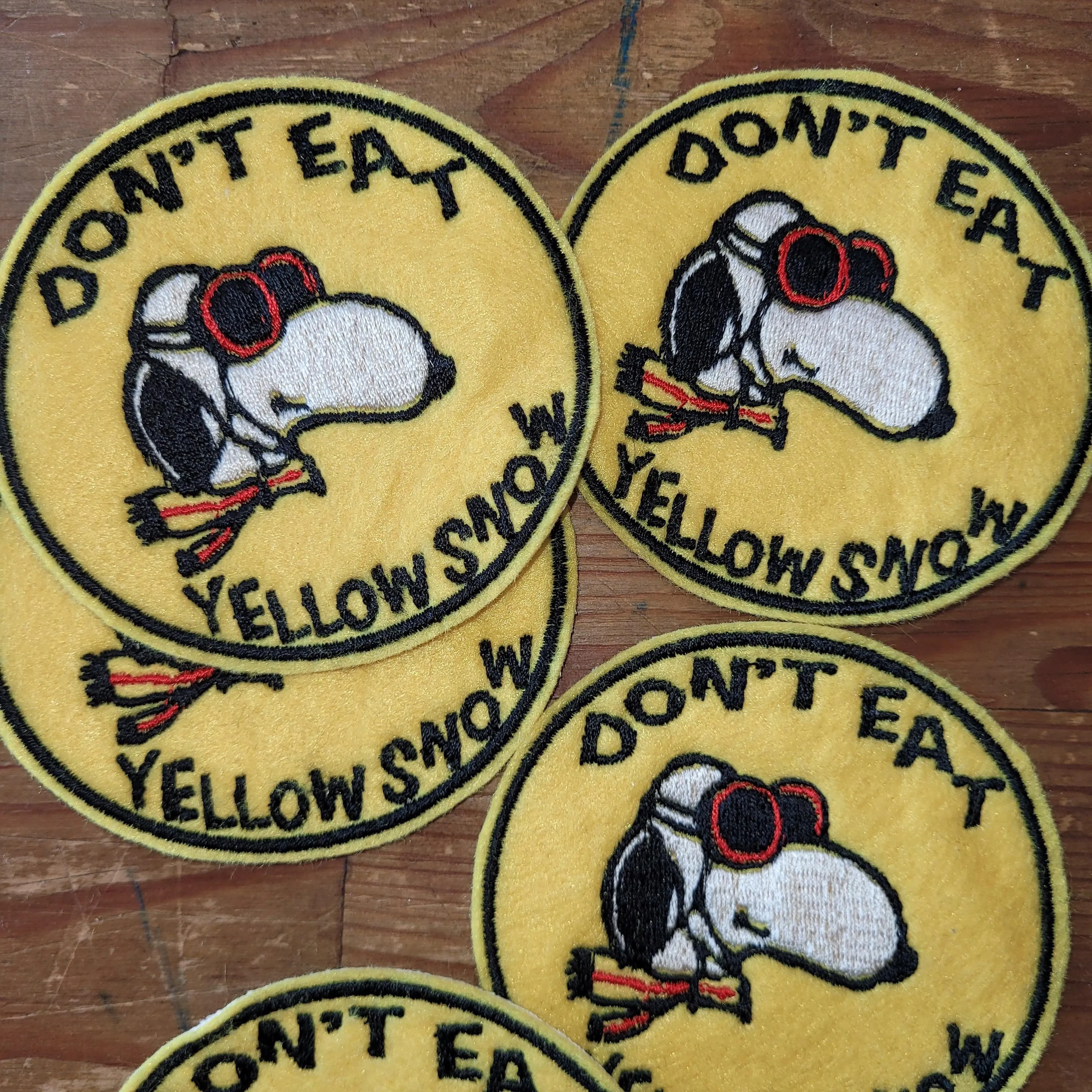 Snoopy "Don't Eat Yellow Snow"