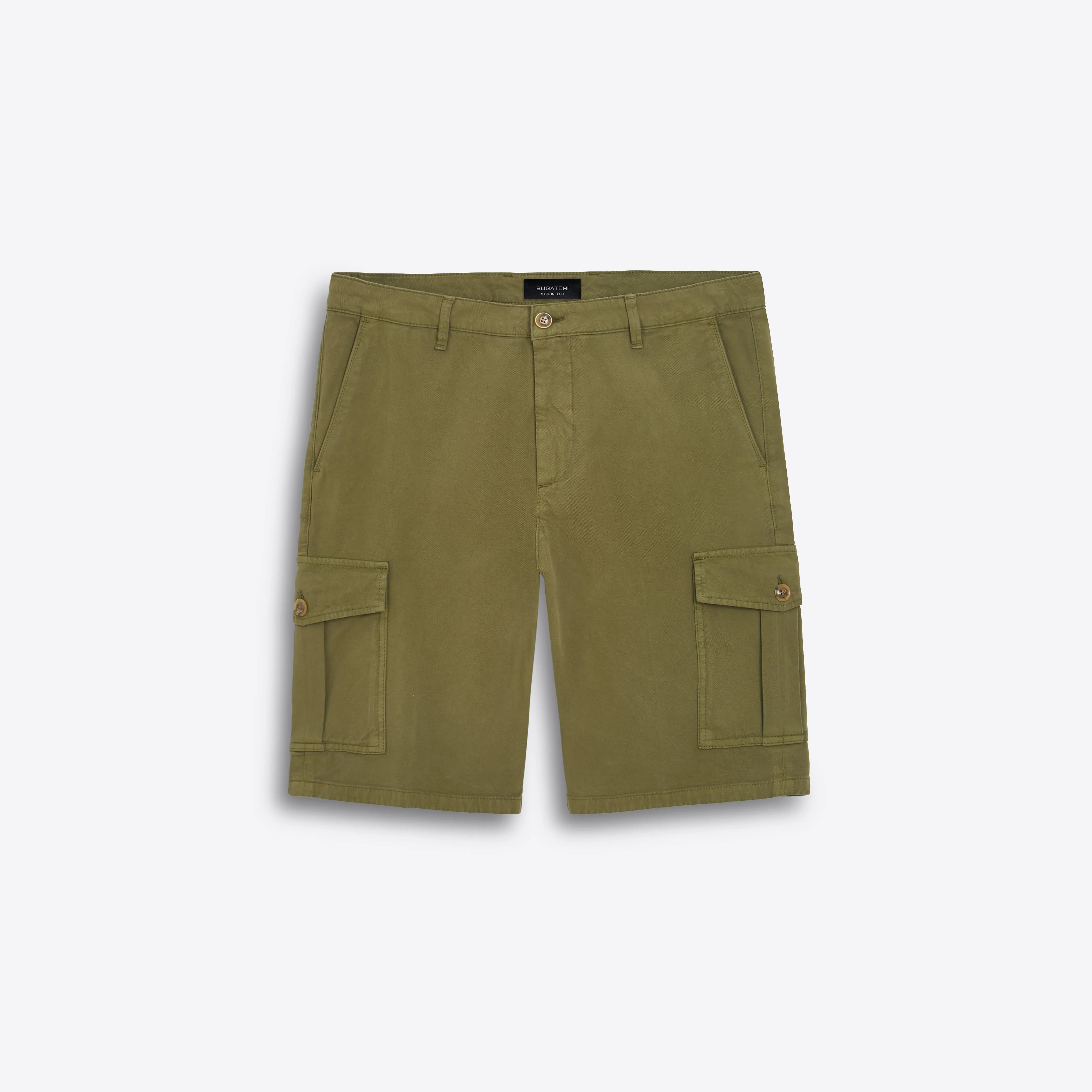 Solid Cargo Shorts