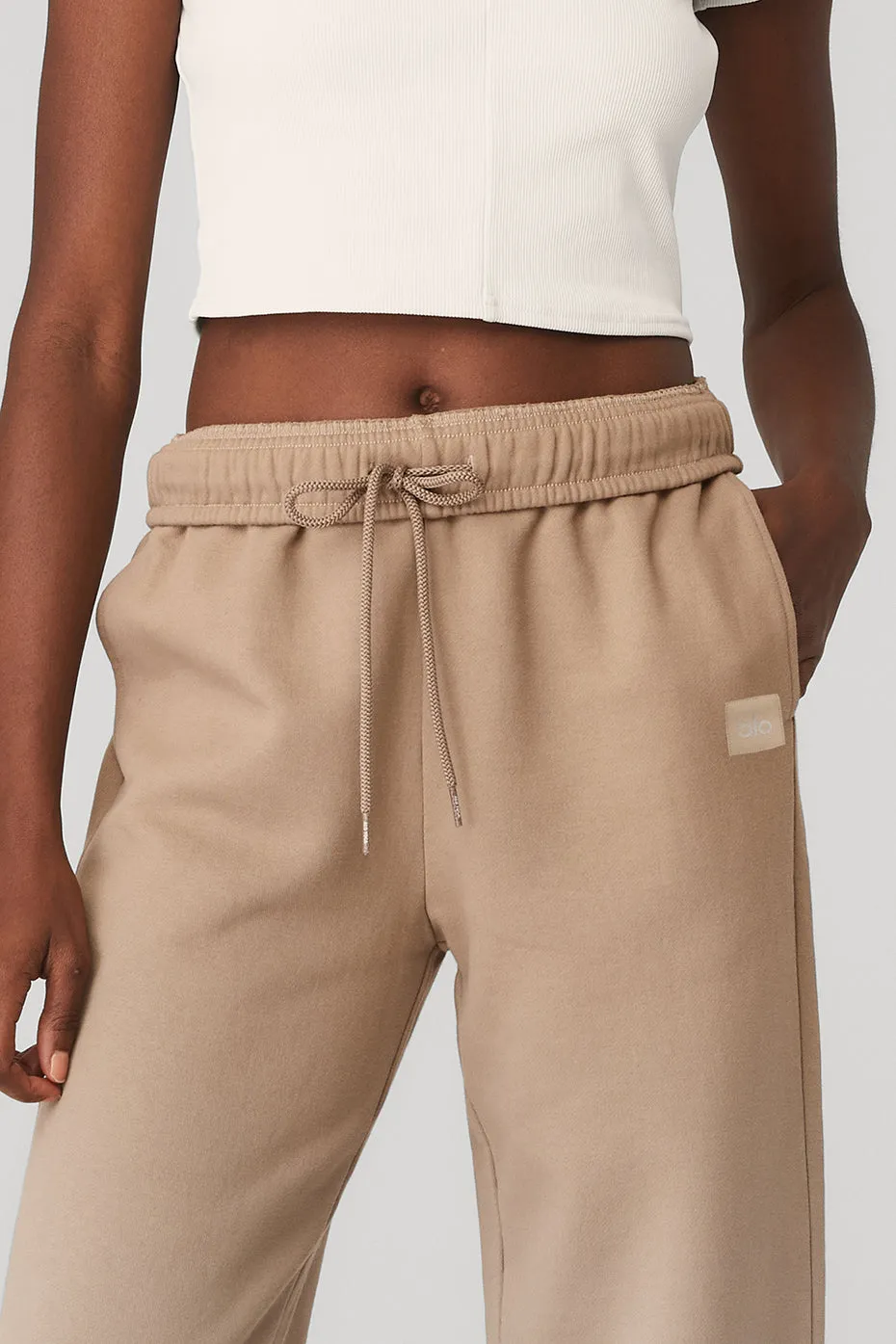 Straight Leg Ombre Sweatpant - Sandstorm