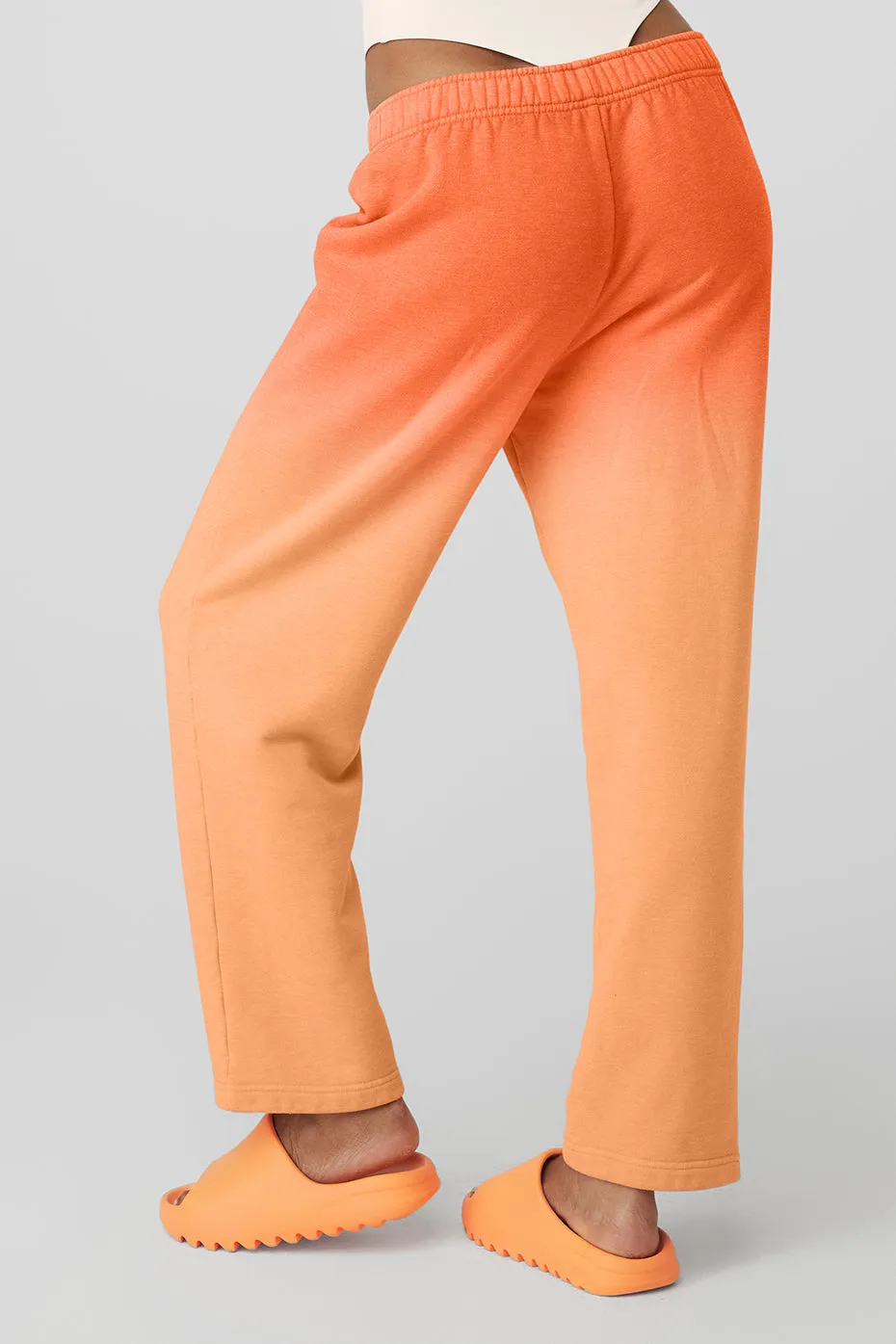 Straight Leg Ombre Sweatpant - Summer Sunset