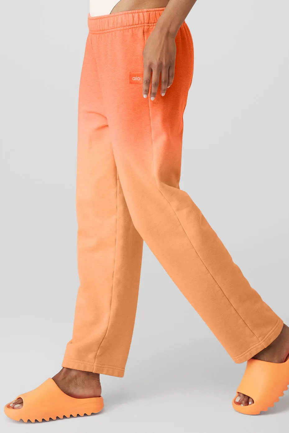 Straight Leg Ombre Sweatpant - Summer Sunset