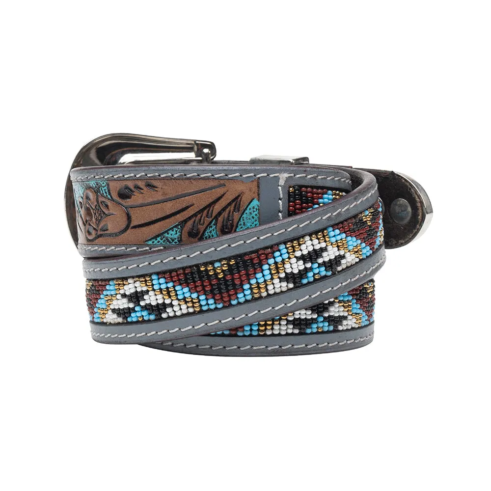 Sunrise Over Sanora Hand-tooled Belt