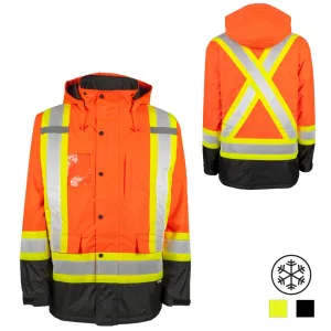 TERRA 116504 HI-VIS INSULATED WATER RESISTANT PARKA