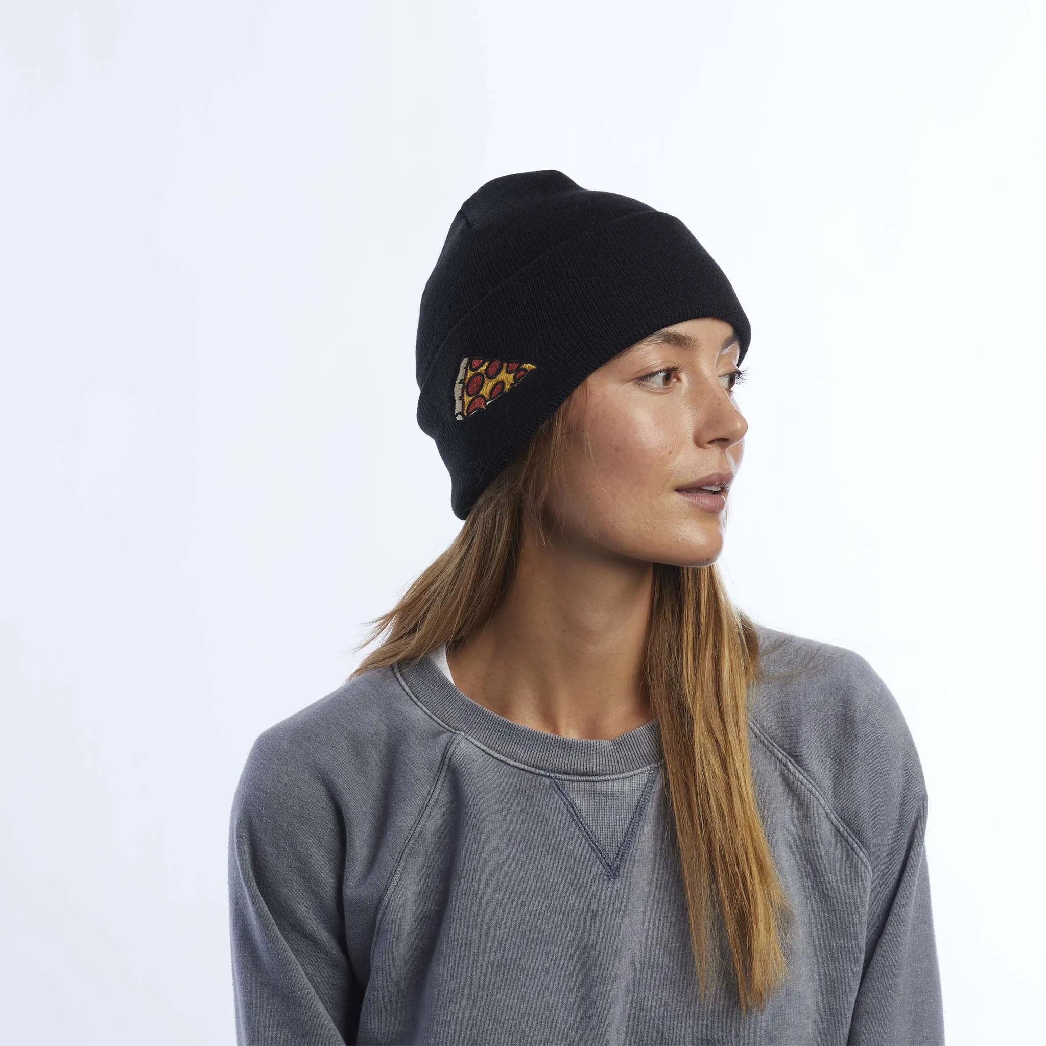 The Crave Food & Drink Patch Acrylic Cuff Beanie