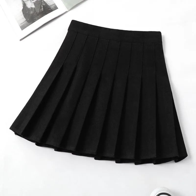 Thick Pleated Skirt