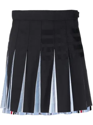 Thom Browne pleated step-hem skirt