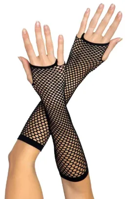 Triangle Net Fingerless Black | ARM WARMER