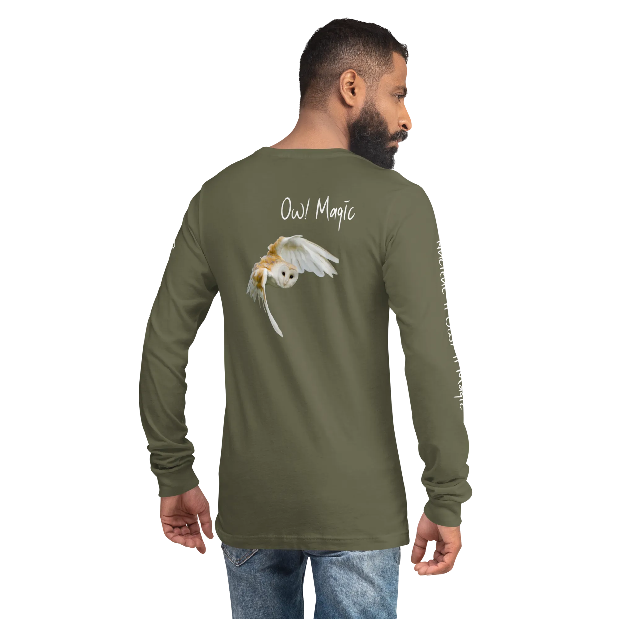 True Nature Ancient Owl Magic 1111-Unisex Long Sleeve Tee