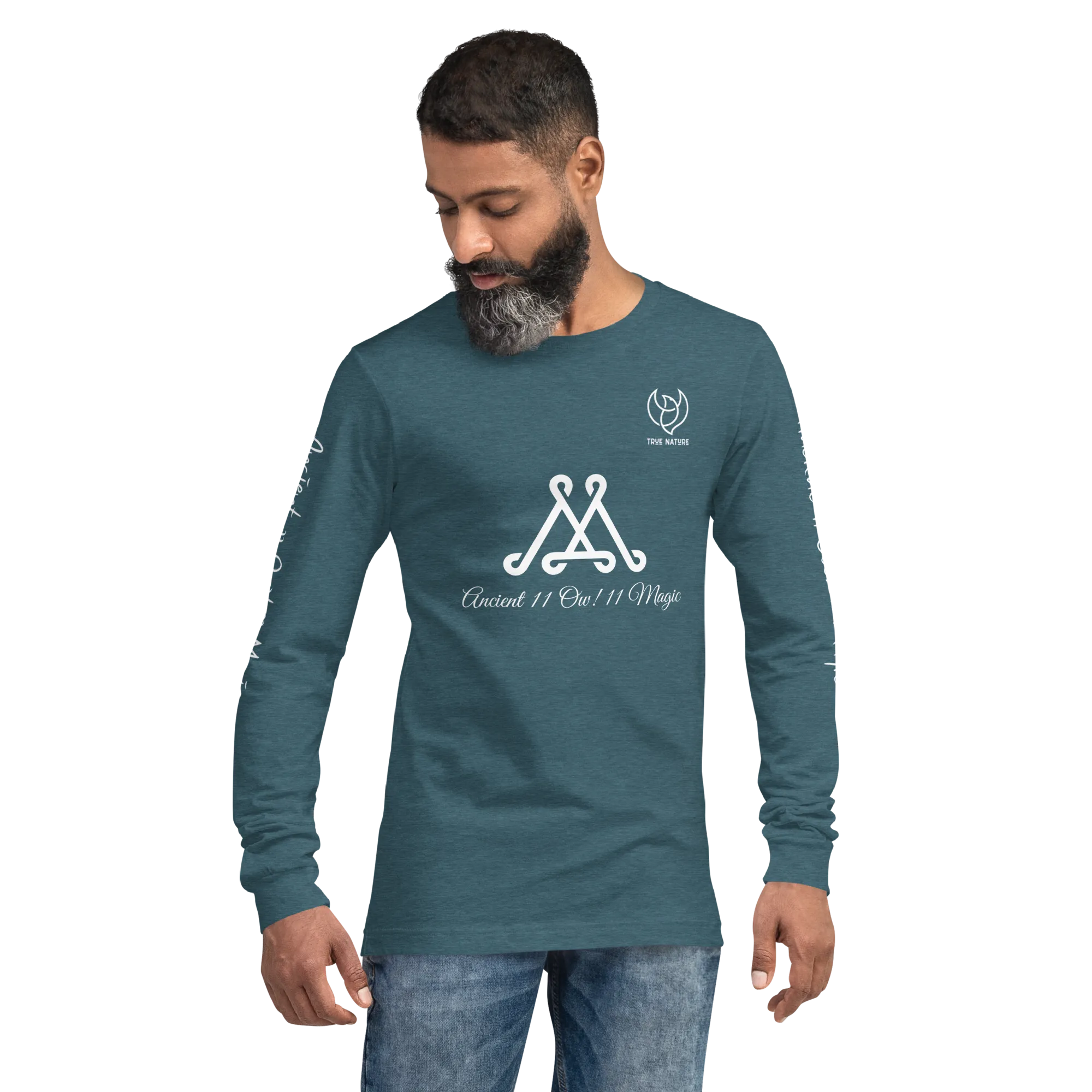 True Nature Ancient Owl Magic 1111-Unisex Long Sleeve Tee