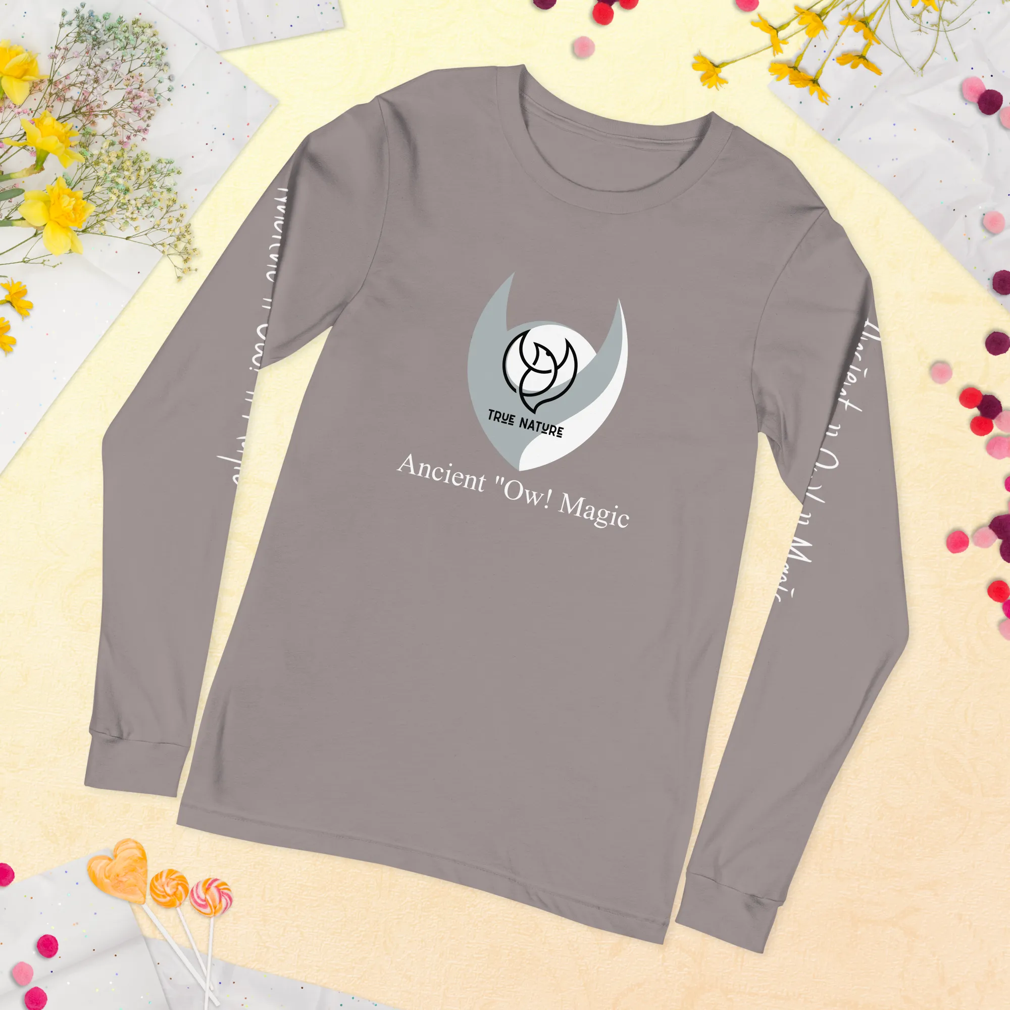 True Nature Ancient Owl Magic-Unisex Long Sleeve Tee