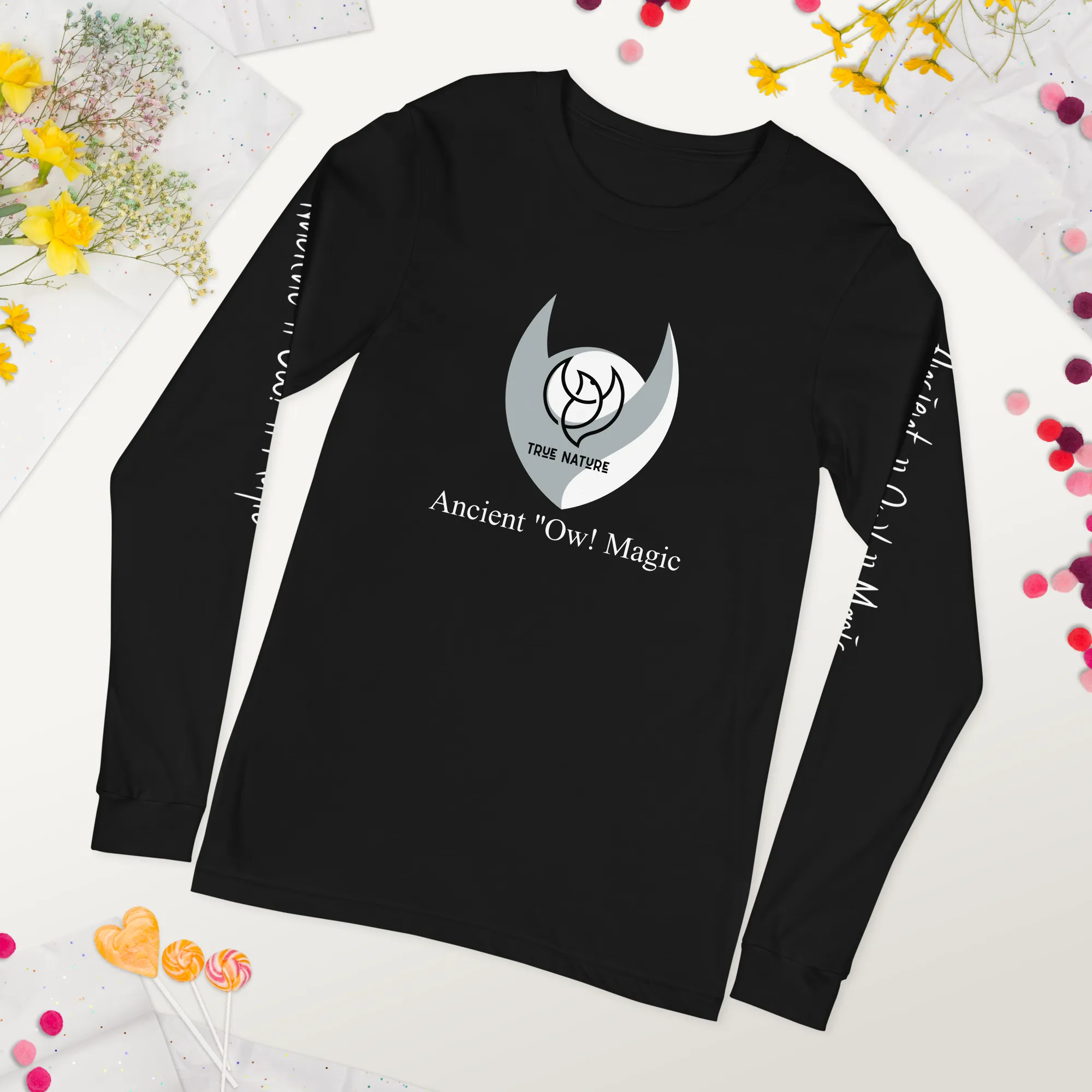 True Nature Ancient Owl Magic-Unisex Long Sleeve Tee