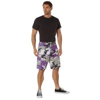 Ultra Violet Purple Camouflage BDU Shorts