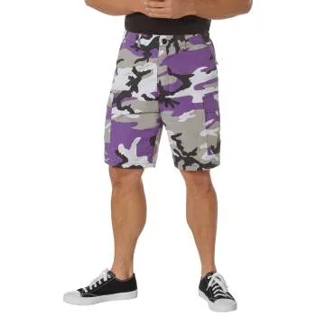 Ultra Violet Purple Camouflage BDU Shorts