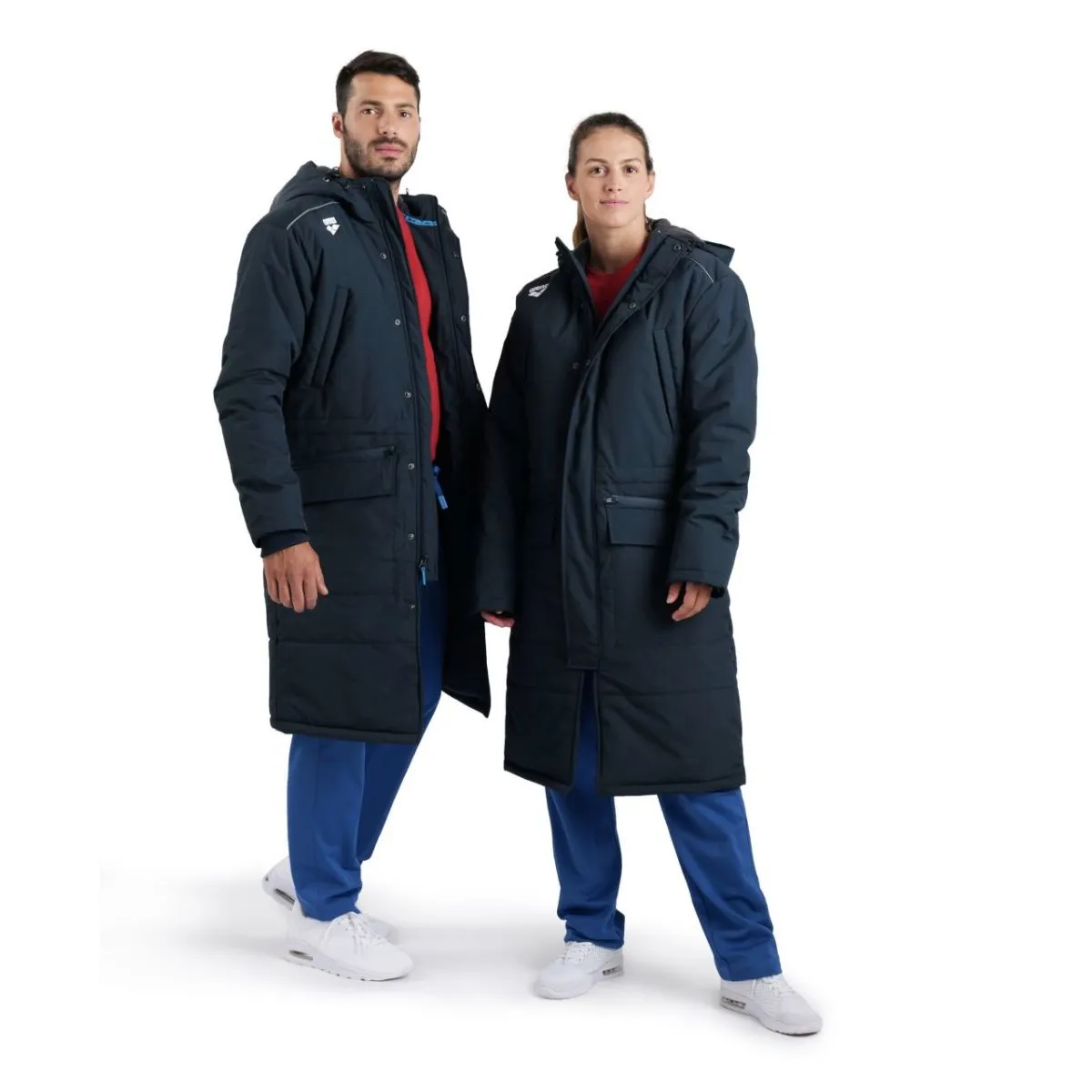 UNISEX SOLID TEAM PARKA - NAVY