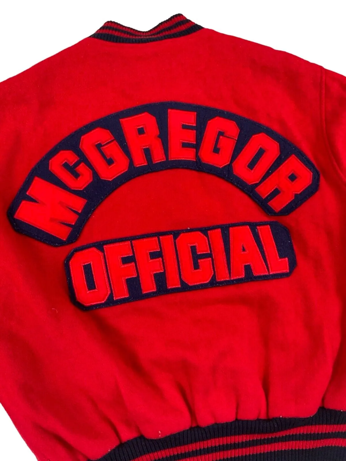 VTG 80s USA McGREGOR KNIT WOOL VARSITY JACKET BASEBALL FOOTBALL ROCKABILLY M 40