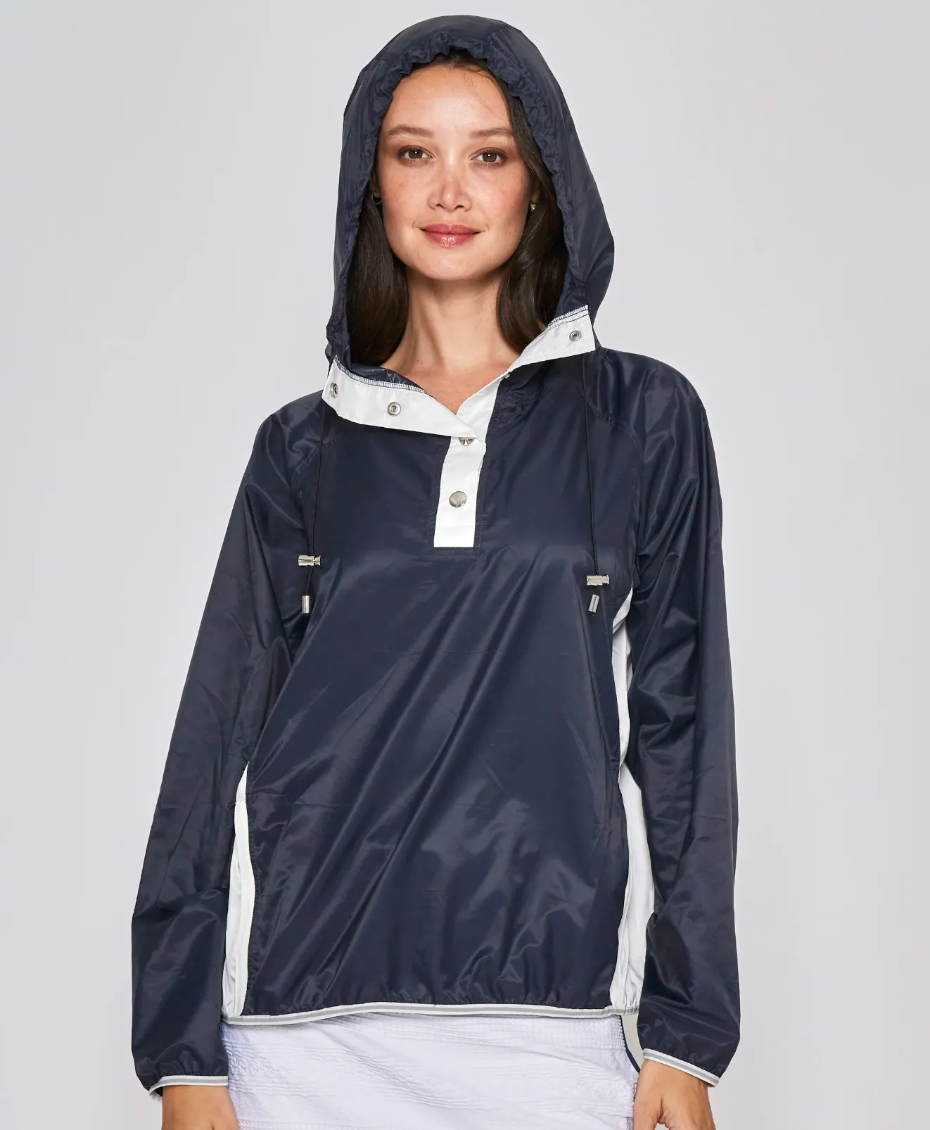 Windbreaker , Navy W/ White Trim