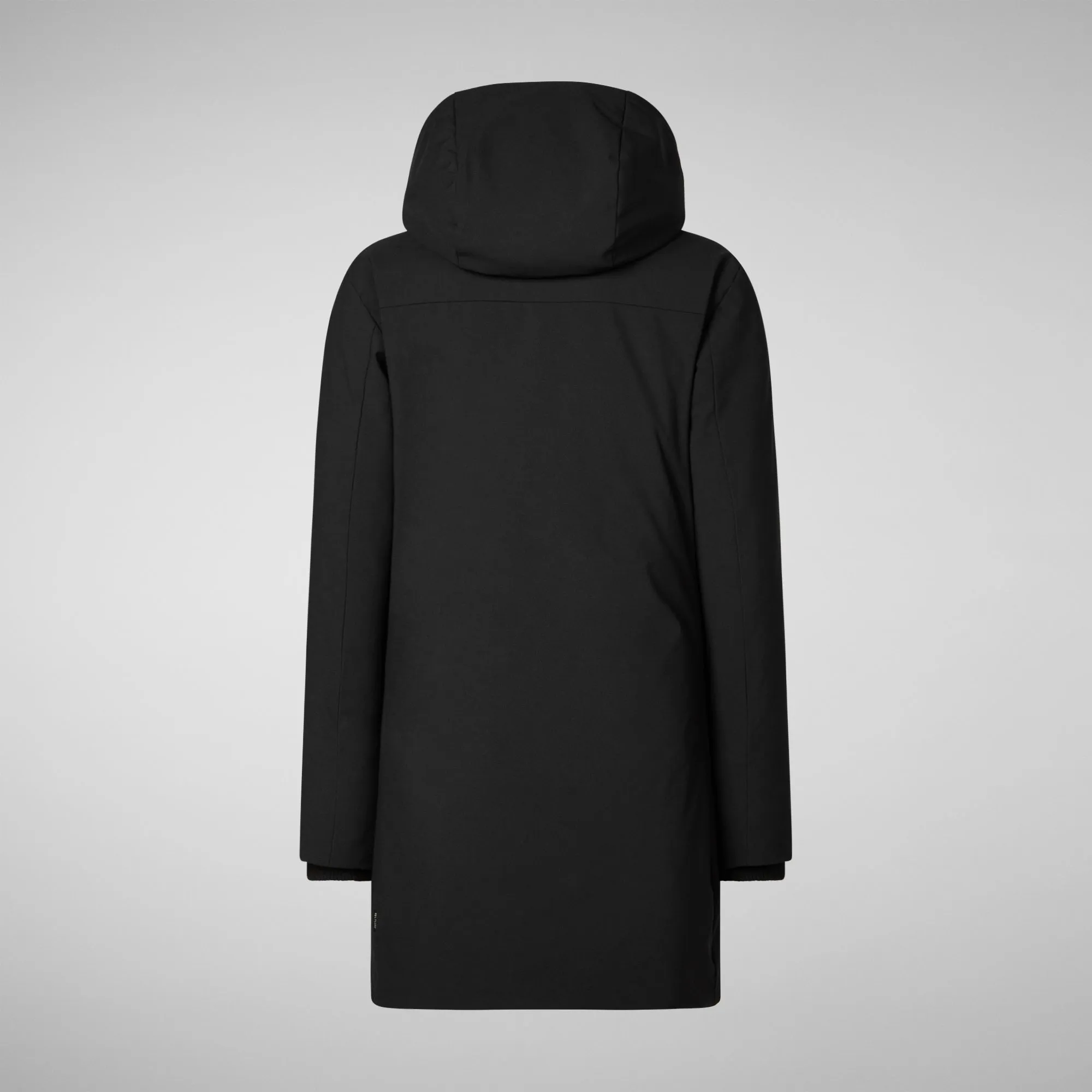 Woman's hooded parka nellie in black