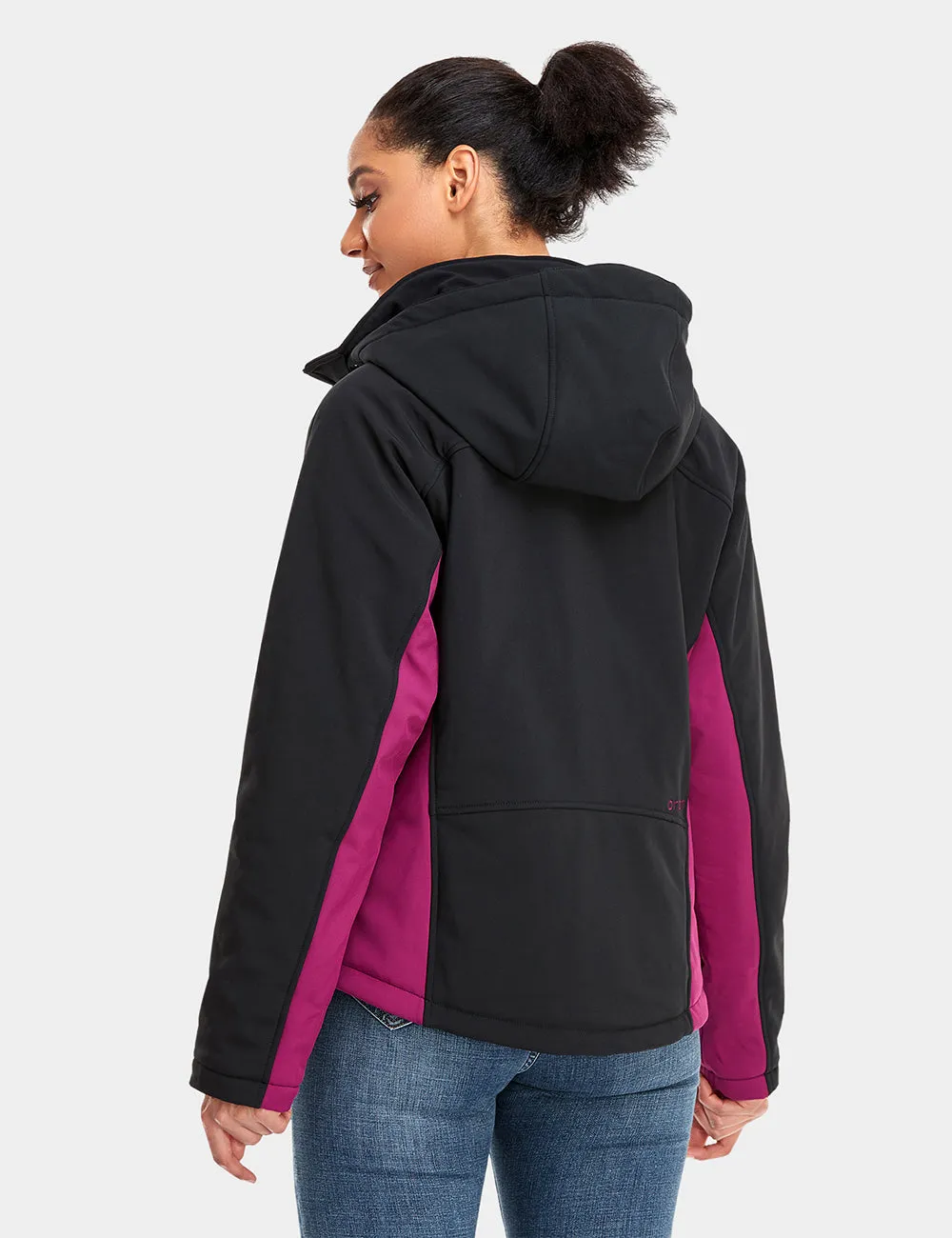 Women's Classic Heated Jacket - Purple & Black