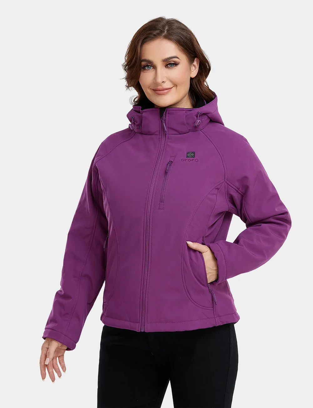 Women's Classic Heated Jacket - Purple/Black