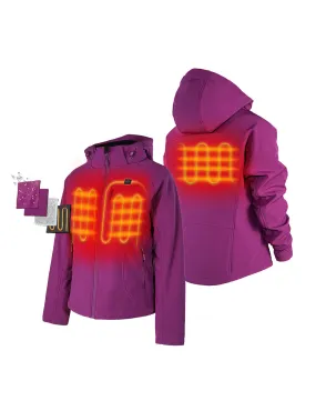 Women's Classic Heated Jacket - Purple/Black