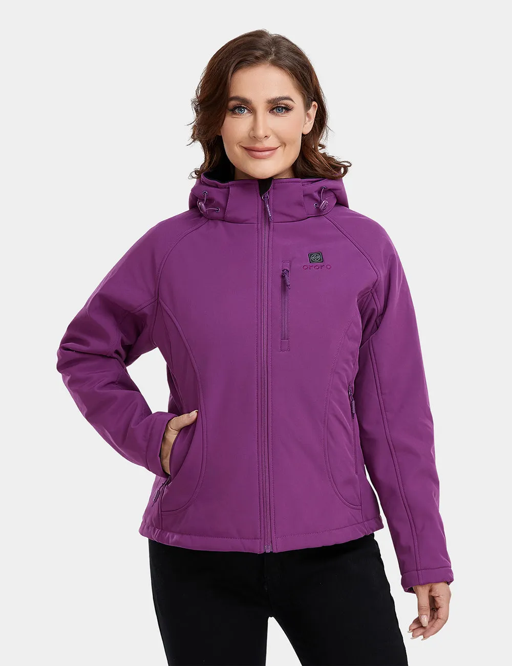 Women's Classic Heated Jacket - Purple/Black