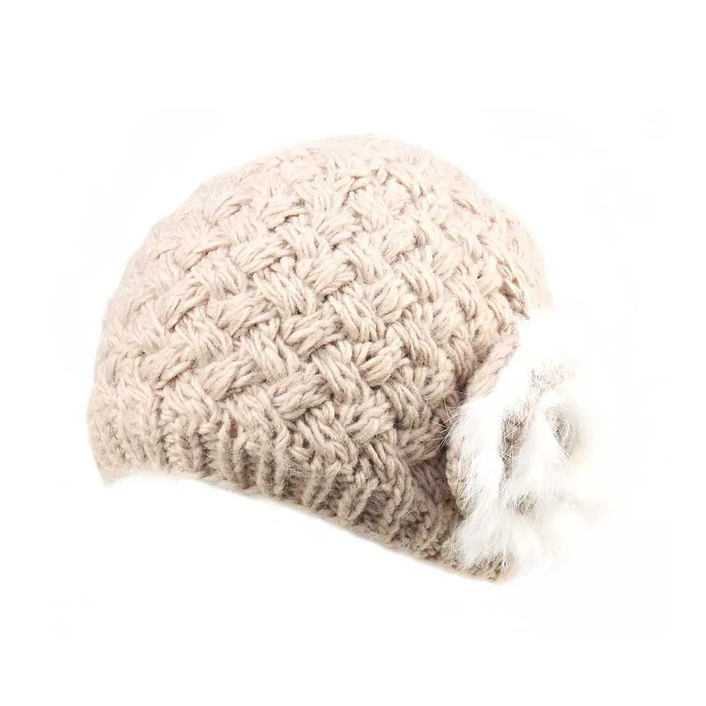 Women's Furry Fashion Knitted Beanie