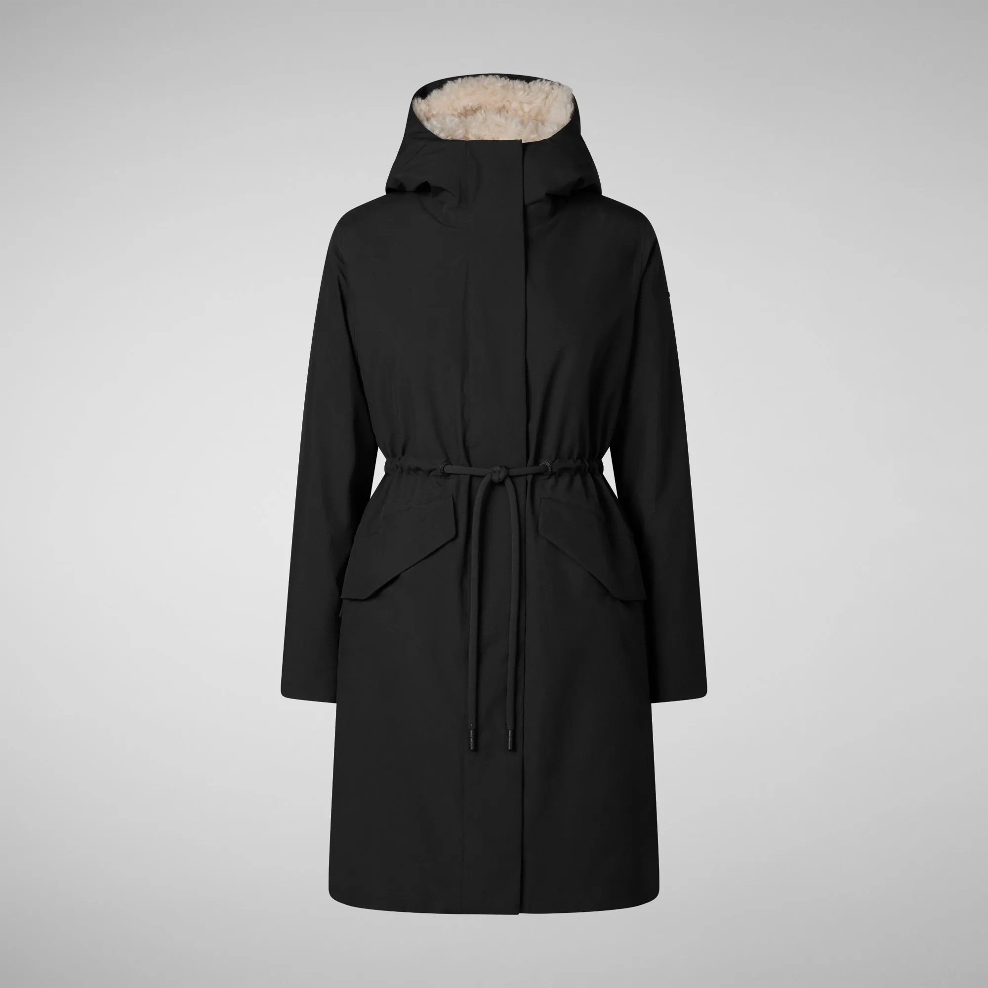 Women's parka noelle in black