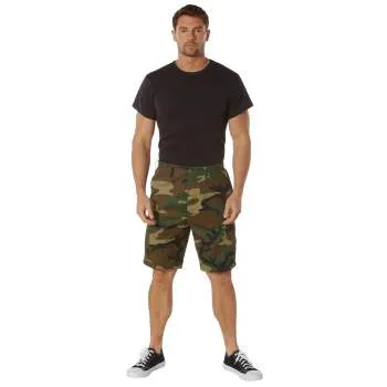 Woodland Camouflage BDU Shorts