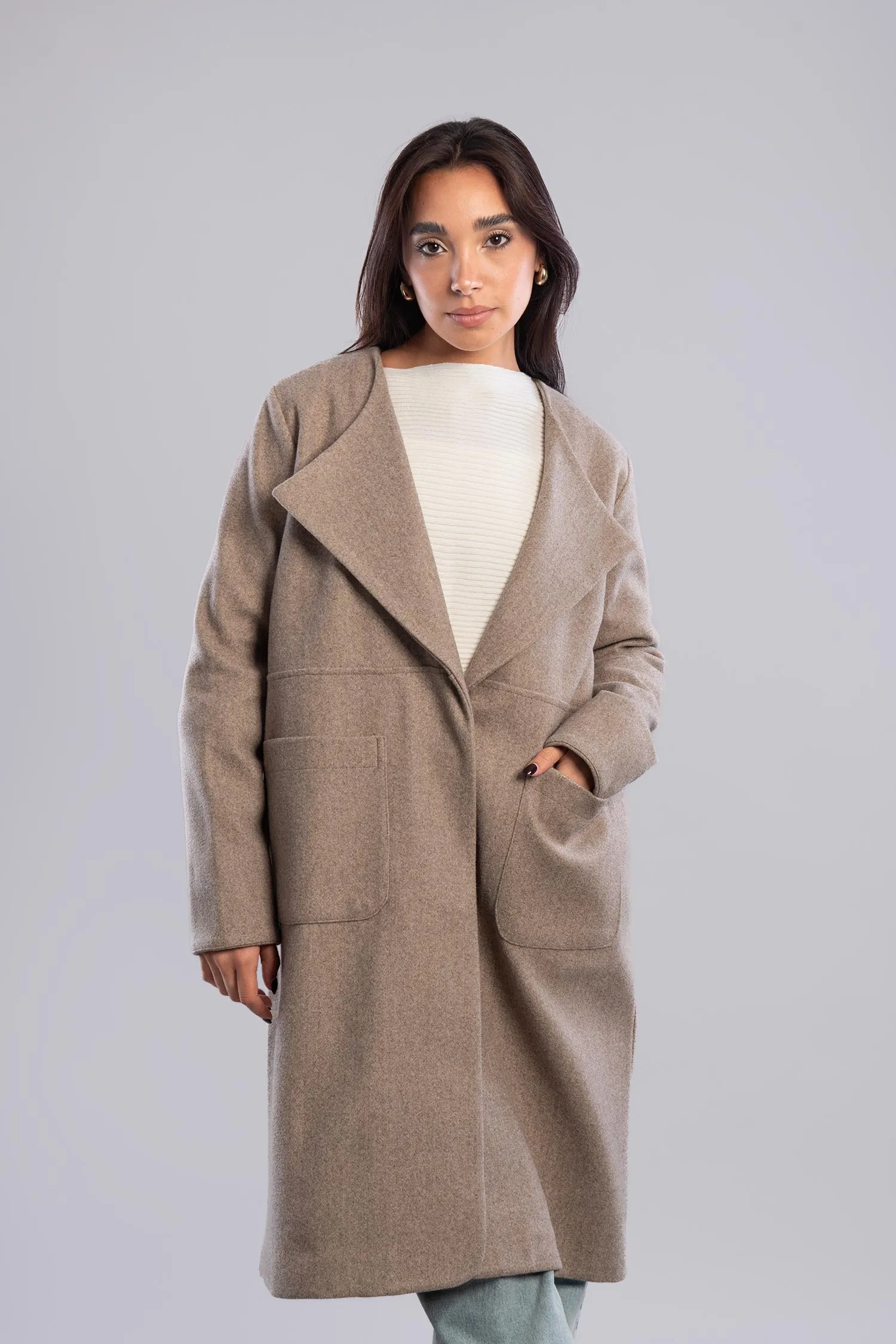 Wool Blend Overcoat - Allura