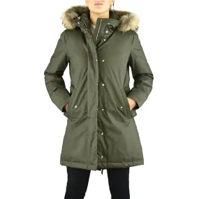 WOOLRICH W'S Tiffany Parka Verde Militare