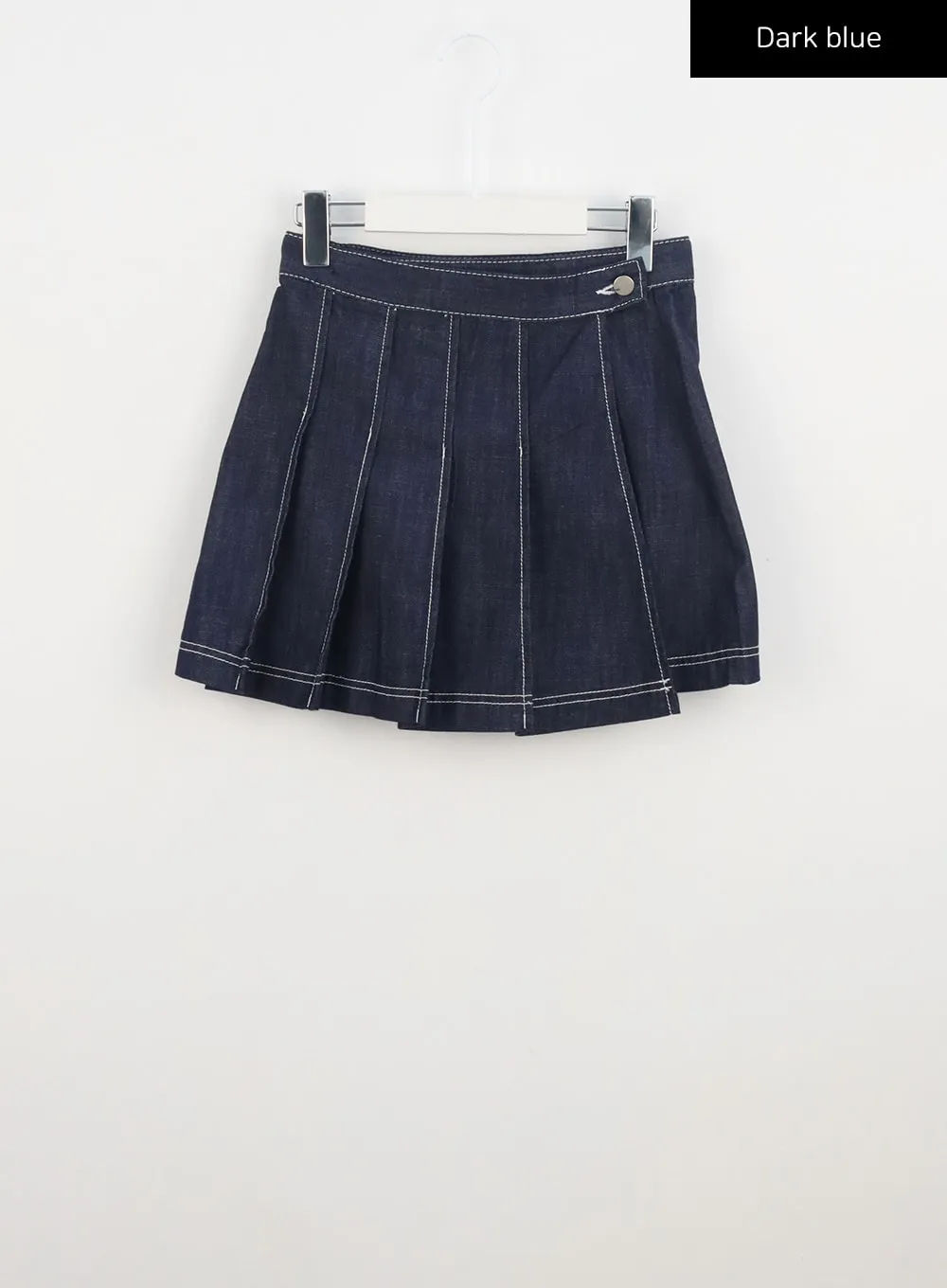 Wrapped Pleated Mini Skirt CL306