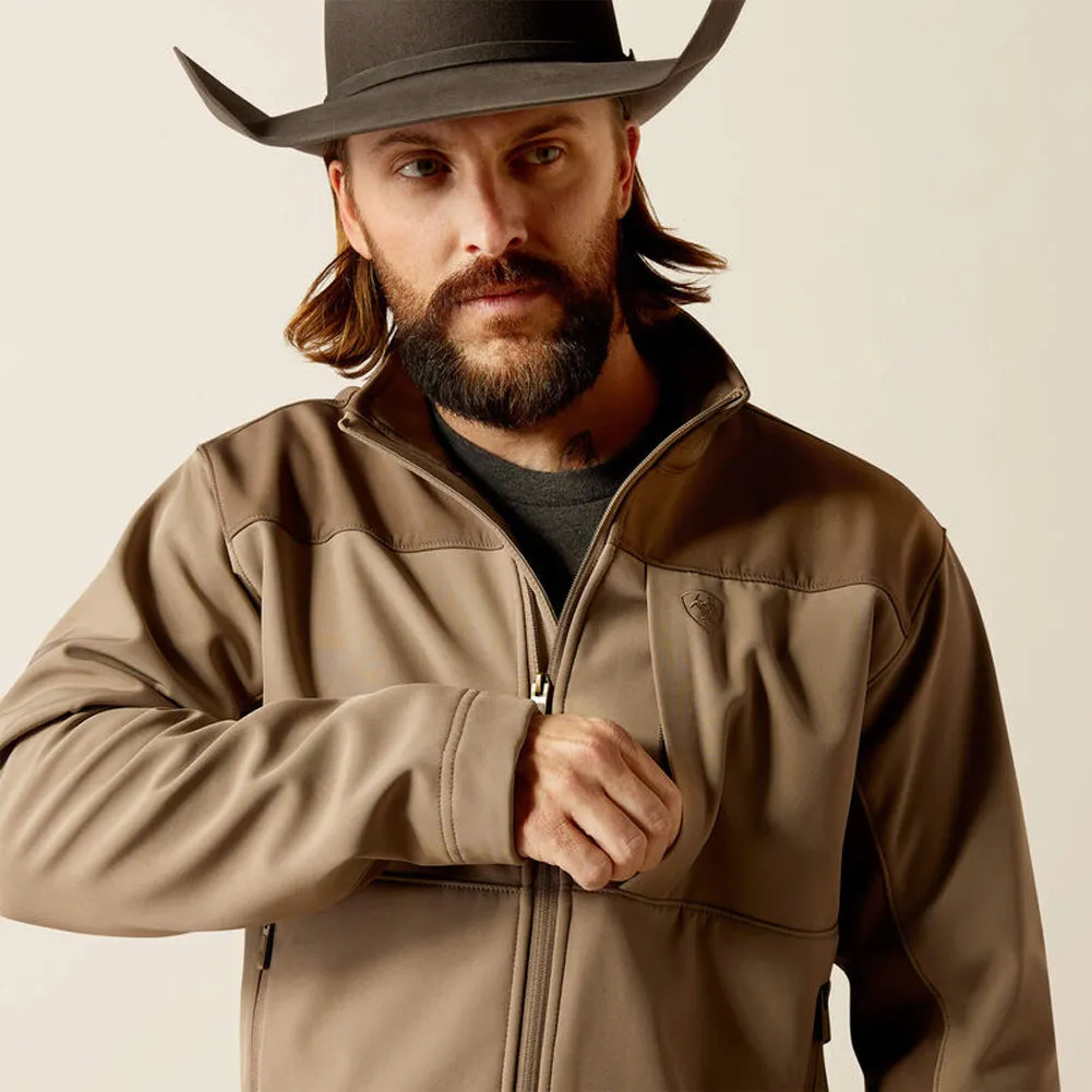 Wyatt Softshell Jacket in Brindle/Major Brown by Ariat