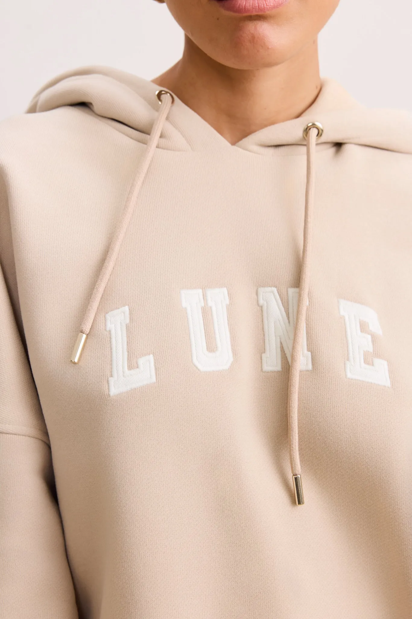 ZOE logo hoodie - Beige